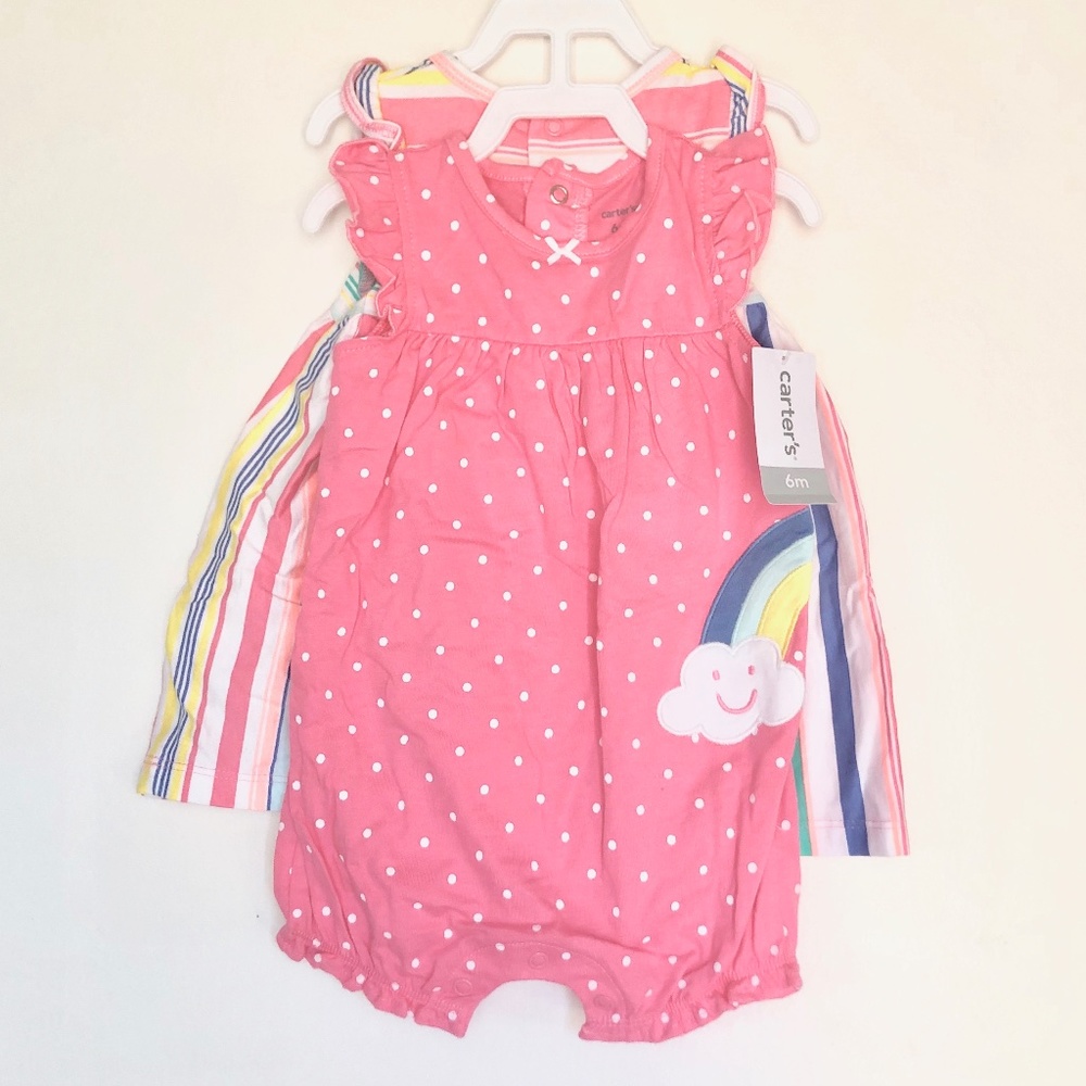 NWT Carter's Girls Onesie and Dress 6 Months